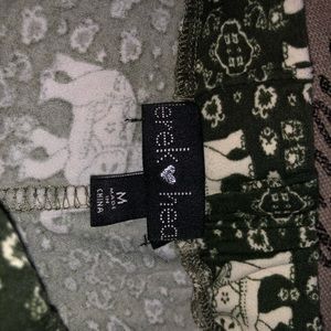 Army Green Elephant Shorts